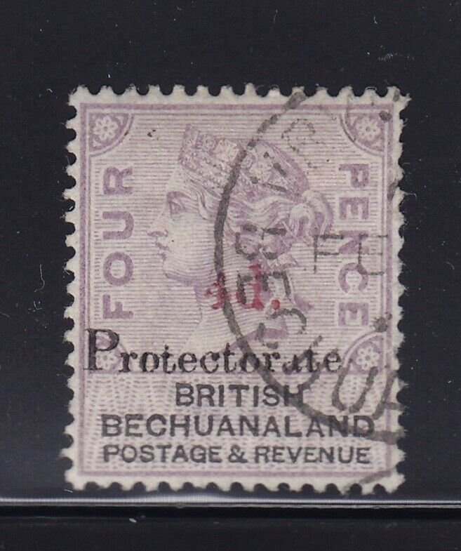 Bechuanaland Scott # 66 VF used neat cancel nice color cv $ 60 ! see pic !