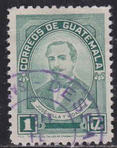 Guatemala 314 José Milla y Vidaurre 1945