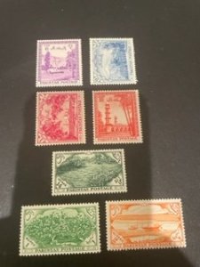 Pakistan sc 66-72 MNH comp set