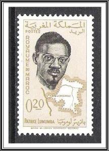 Morocco #60 Lumumba & Map MNH
