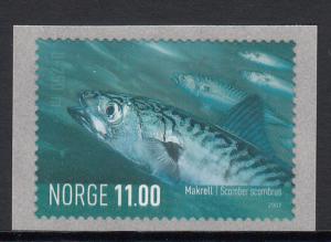 norway 2007 Scott #1514 11k Mackerel - Marine Life