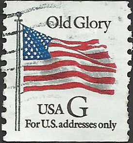 # 2889 USED G STAMP OLD GLORY