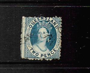   QUEENSLAND 1862-67  2d     QV    FU    SG 24