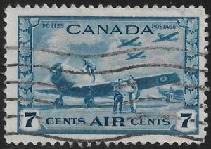 Canada Air Mail Scott # C8 Used. All Additional Items Ship Free.