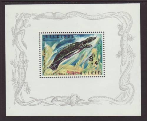 Belgium Turtle B783 Souvenir Sheet MNH VF  