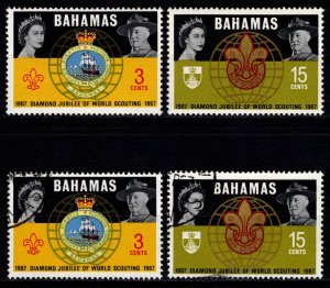Bahamas 1967 Diamond Jubilee of World Scouting, Set [Unused / Used]