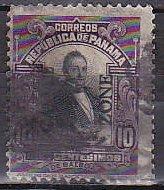 Canal Zone 41 1913 Overprint Used
