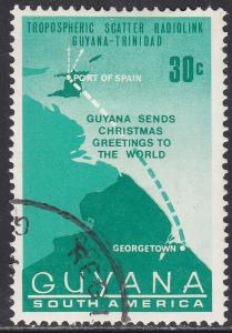 Guyana 66 CTO 1968 Tropospheric Radio Scatter Relay