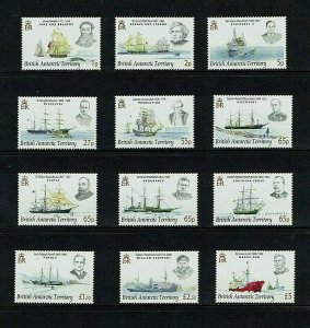 British Antarctic Territory: 2008, Explorers and their Ships, MNH set