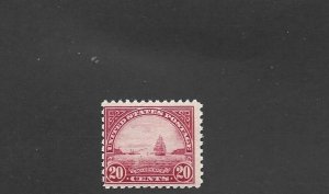 United States Scott 567 20-cent Golden Gate Perf 11 Mint NH 2021 cv $35