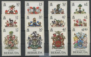 Bermuda #433-436/457-460 Unused Single (Complete Set)