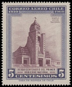 CHILE STAMP YEAR 1961 SCOTT # C219. MINT