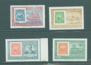 Costa Rica #C382-85 Mint (NH) Single (Complete Set) (Stamps On Stamps)