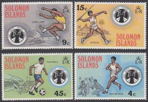 British Solomon Islands 289-292 MNH CV $1.25