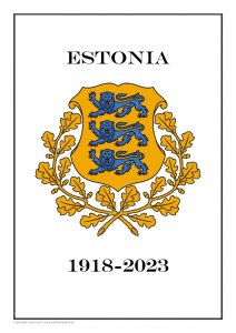 Estonia Eesti 1918-2023 PDF (DIGITAL)  STAMP ALBUM PAGES