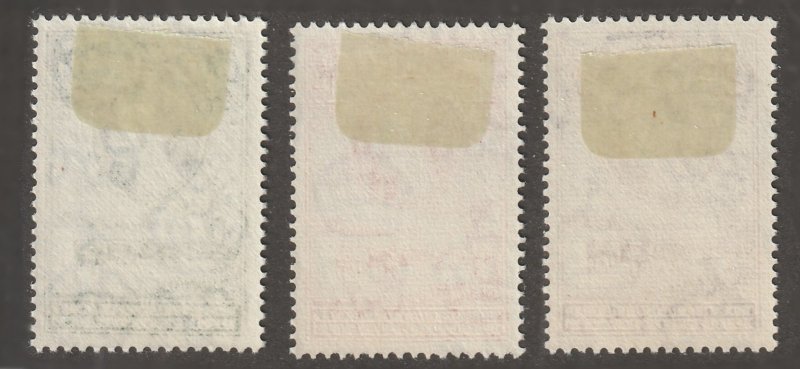 Bechuanaland Protectorate, stamp, scott#154-156,  mint, hinged,  set of 3