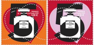 Scott #5971-2 Chanel #5 Hearts MNH