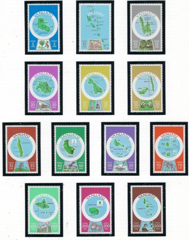 Vanuatu 280-92 MNH 1980 Definitive Set (fe8610)