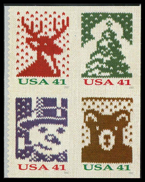 USA 4210c,4207a-4210a Mint (NH) Booklet Block of 4