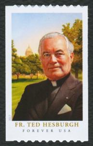 #5241 & 5242 Father Theodore Hesburgh, Singles, Mint **ANY 4=FREE SHIPPING**