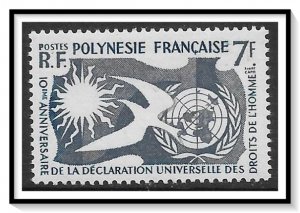 French Polynesia #191 Human Rights Issue MNH