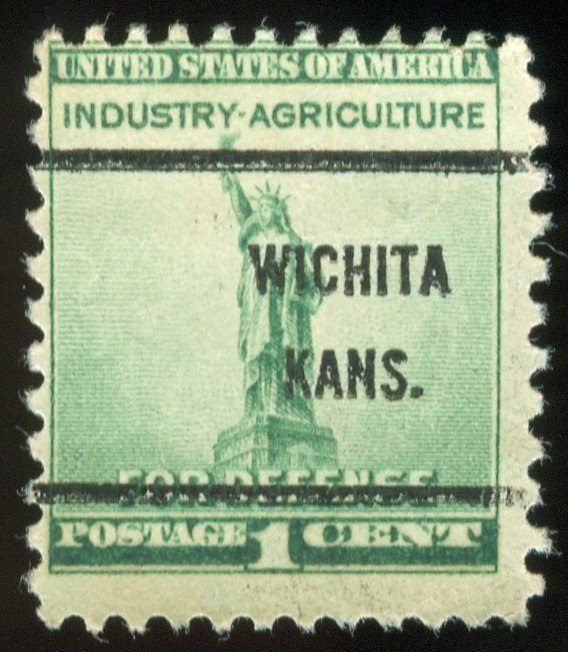 US Scott 899 Used NH Precancel Wichita, KANS