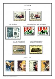 Hungary 1868-2020  PDF (DIGITAL) STAMP  ALBUM PAGES 