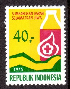 Indonesia 1975 Sc#940 BLOOD DONORS - RED CROSS Single MNH