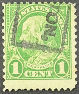 USA SC#632, 1927-34, 1c, Franklin, Used, VG