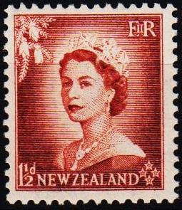 New Zealand. 1953 1 1/2d S.G.725 Mounted Mint