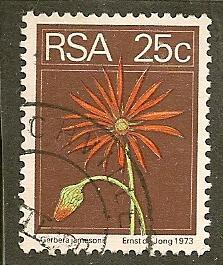 South Africa    Scott 420    Flower, Flora   Used