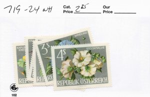 AUSTRIA    719-24   MNH