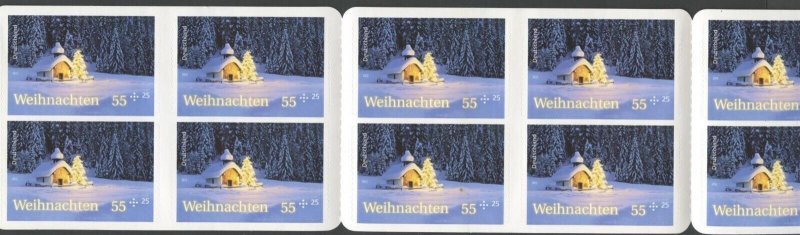GERMANY Sc#B1070 2012 Christmas Church Self Adhesive Booklet Pane of 10