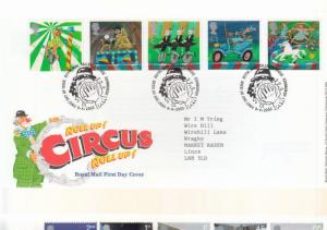 2002 CIRCUS FIRST DAY COVER