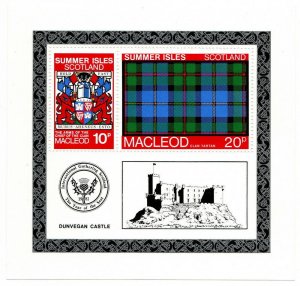 (I.B) Cinderella : Summer Isles Tartan Mini-Sheet (Macleod)  