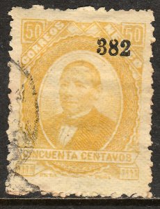 MEXICO-(Veracruz) 142, 50¢ 382 WITHOUT DISTRICT NAME. USED. VF. (157)