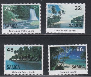 Samoa # 620-623, Tourism Scenes, Mint NH, 1/2 Cat.