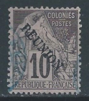 Reunion #21 Used 10c Fr. Cols. Commerce Issue Ovptd. Reunion