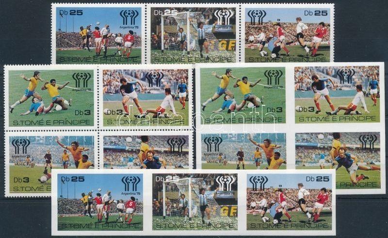 Sao Tomé e Príncipe stamp Football World Cup perf MNH 1978 Mi 541-547 WS240628