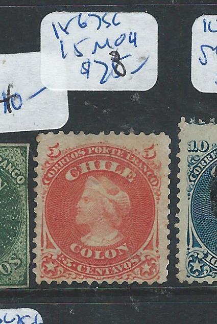 CHILE (P1906B) COLUMBUS5C  SG15 MOG     STAMP 16/2