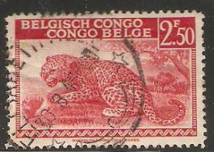 Belgian Congo used 2F 50 Leopard