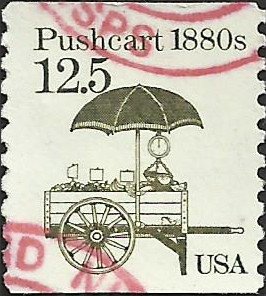 # 2133 USED 1880'S PUSHCART