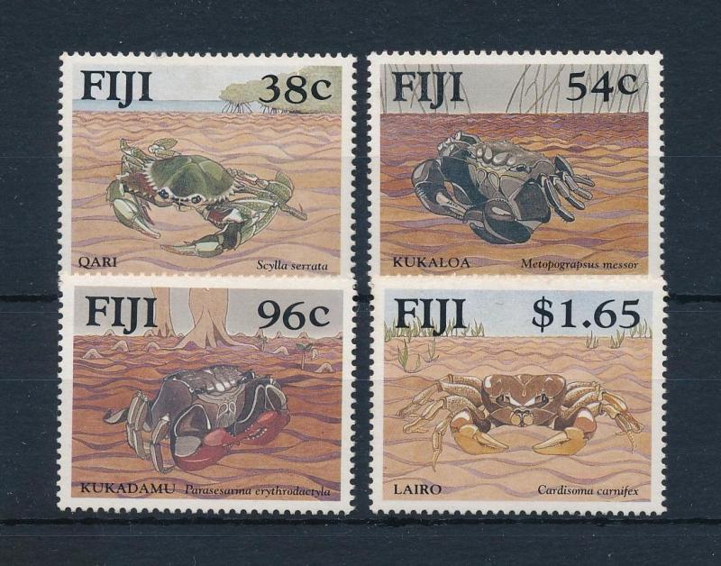 [53164] Fiji 1991 Marine life Crabs MNH