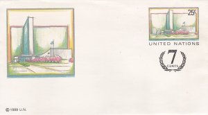 United Nations - New York # U9A, Surcharged Stamped Envelope, Mint