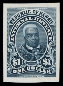 HAWAII Scott# R11P3 Plate Proof on India Paper SCV $800 (55217)