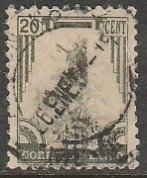 MEXICO 846, 20¢ 1934 Definitive Wmk Gobierno...279 Used F-VF. (928)