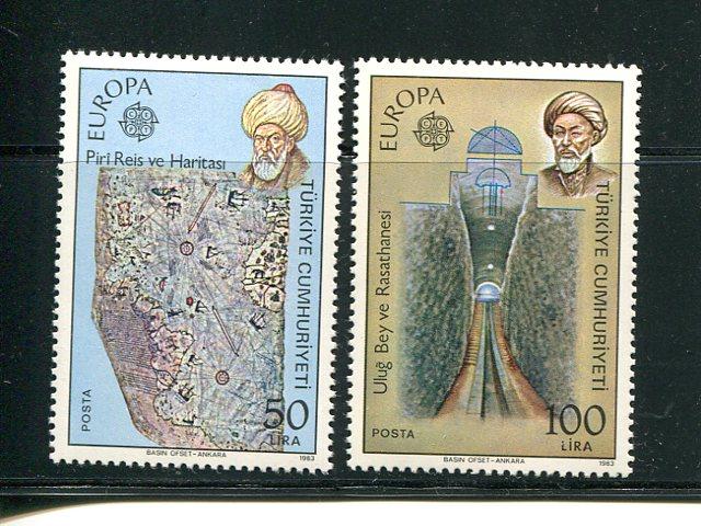 Turkey  Europa 1983 issue VF NH