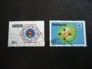 Stamps - Malaysia - Scott# 168-169 - Used Set of 2 Stamps
