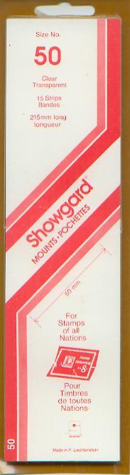 Mounts Showgard, 215/50mm (15ea Clear) (00582C)