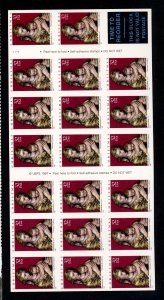 SCOTT 3244a 1998 32 CENT MADONNA & CHILD ISSUE BOOKLET PANE NH VF CAT $13!